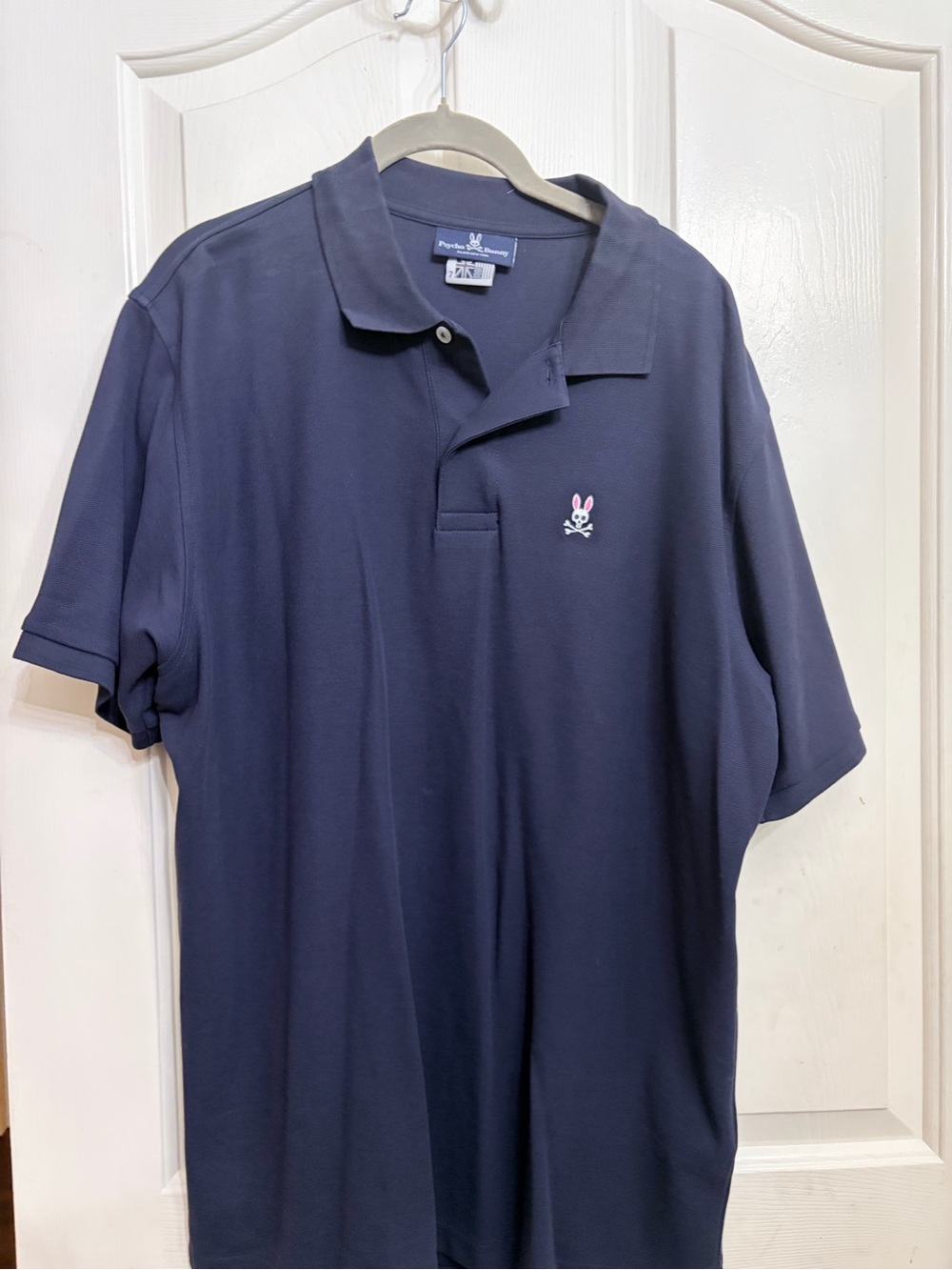 Psycho Bunny Classic Navy Polo with Embroidered Logo